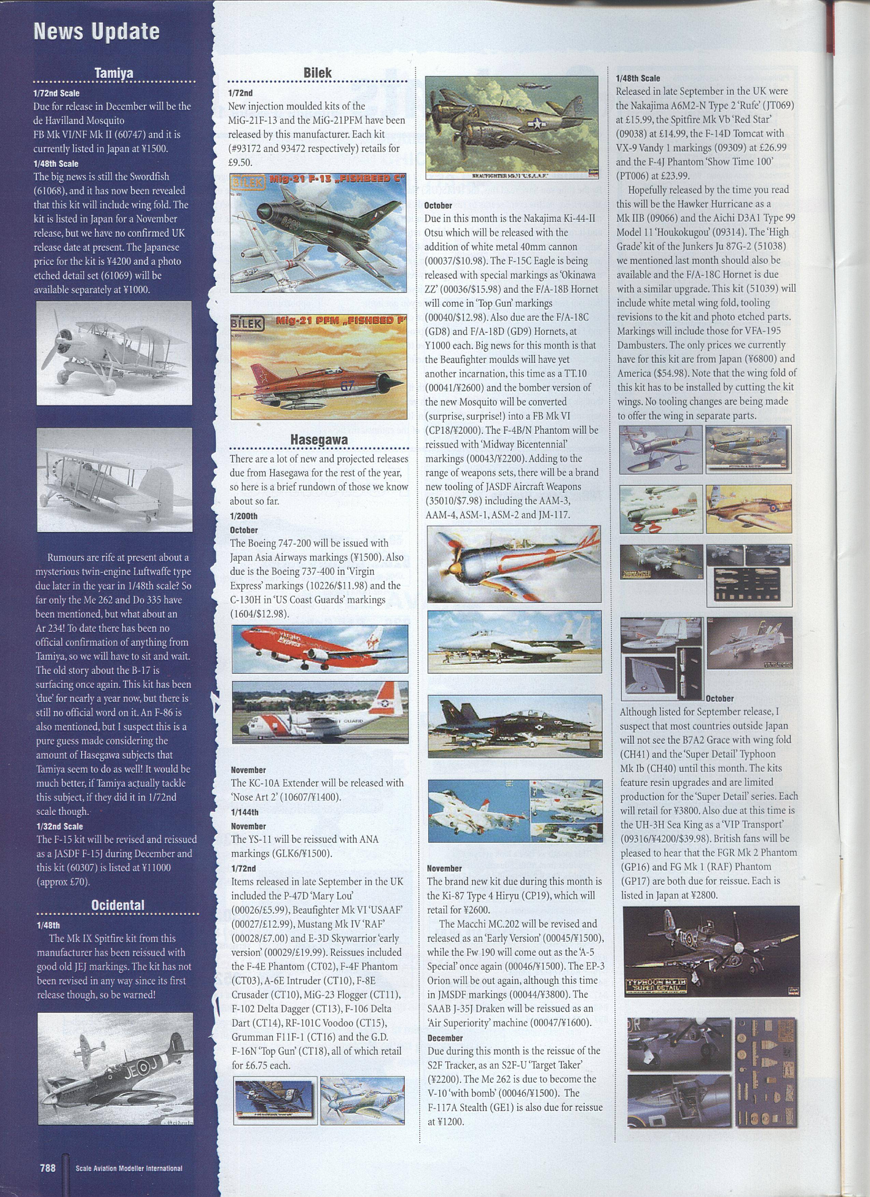 Scale Aviation Modeller International 1999-11